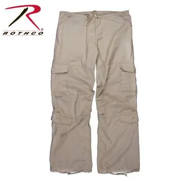 Women's Vintage Style Paratrooper Fatigue Pants